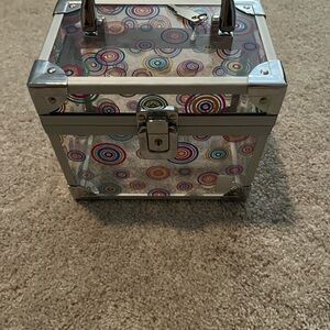 Colorful Swirl Patterned Lock Box